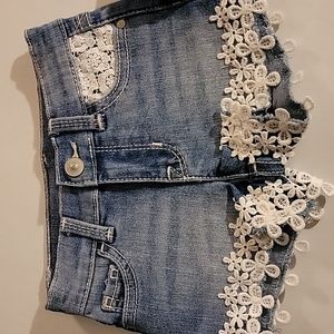 Wonder Nation baby Jean shorts